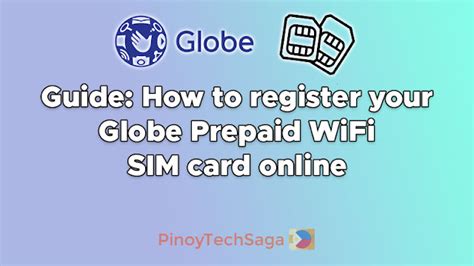 How to Register your Globe Prepaid SI.